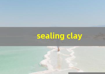 sealing clay